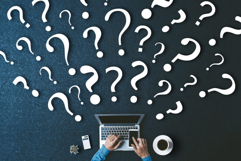 クエスチョンマーク/パソコン