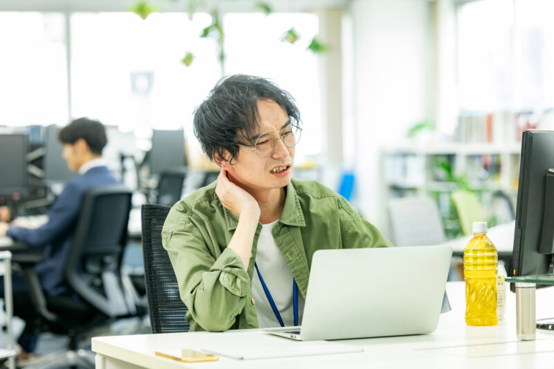 パソコン/困る/男性