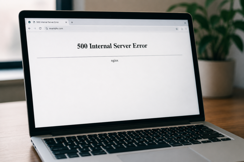 500エラー(500 Internal Server Error)