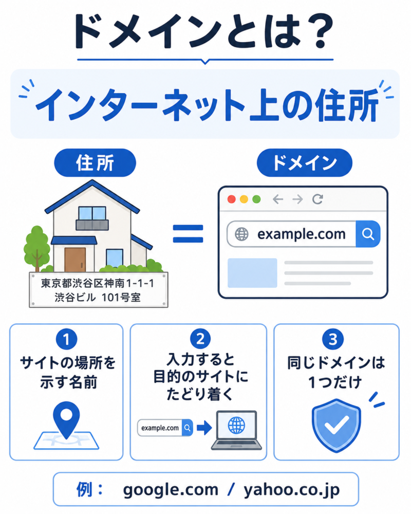 ドメインとは？