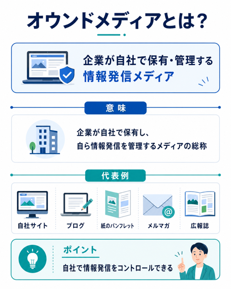 オウンドメディアとは？